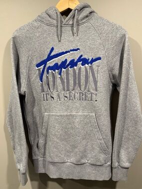Trapstar London Gray Hooded Sweatshirt Mens XS